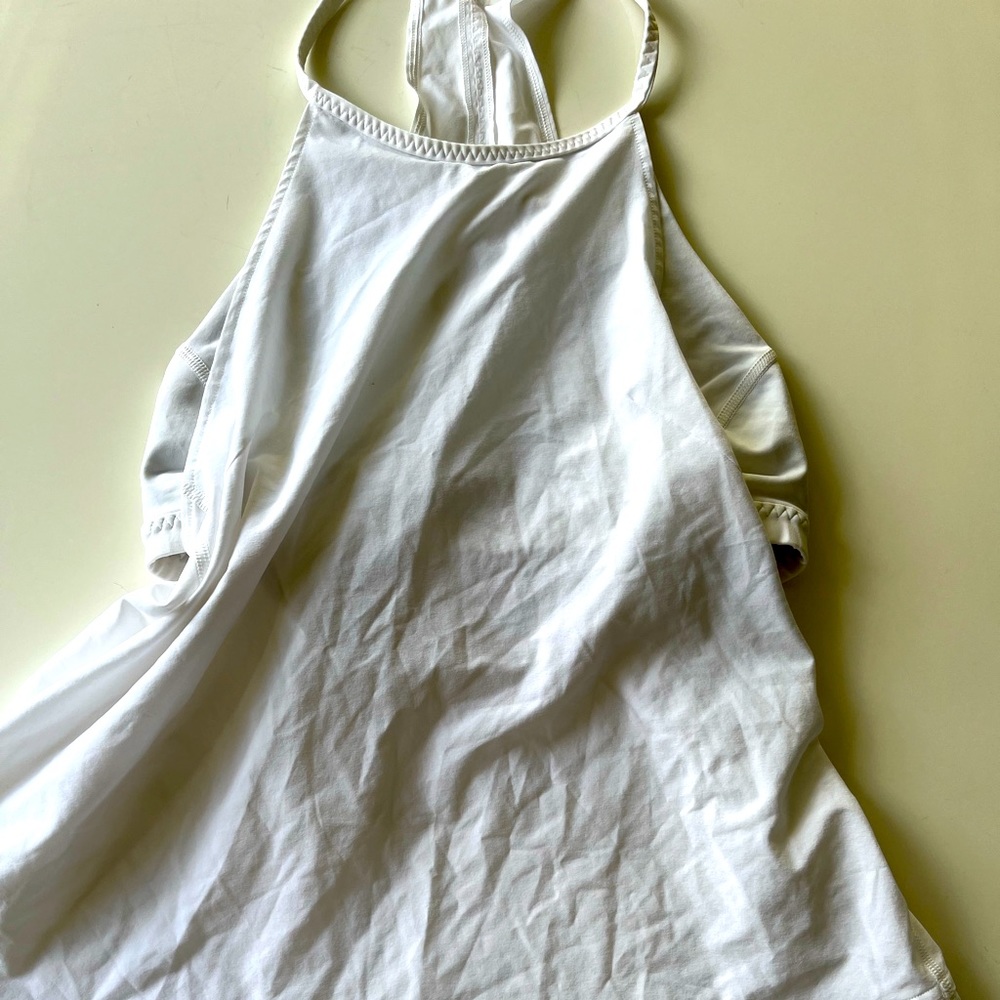 Lululemon white tennis tank